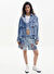 Desigual Mavi Kadın Normal Denim Ceket 25SWED57