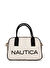 Nautica Bej - Siyah Kadın Pamuk Çapraz Çanta CN7248T