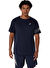 Asics 2011D239-400 ASICS ICON SS TOP Lacivert Yuvarlak Yaka Normal Kalıp Erkek T-Shirt