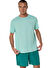 Asics 2011D221-300 ASICS CORE SS TOP Turkuaz Yuvarlak Yaka Normal Kalıp  T-Shirt