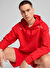 Puma Kırmızı Erkek Kapüşon Regular Fit Düz Sweatshirt 63012103 F1 ESS+ Graphic Hoodie Pop