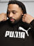Puma Beyaz Erkek Kapüşon Regular Fit Baskılı Sweatshirt 68257201 ESS No. 1 Logo Hoodie TR P