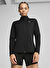 Puma 52612201 W PUMA STRONG FULL ZIP PUM Siyah Dik Yaka Regular Fit Kadın Zip Ceket