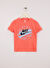 Nike Siyah - Kırmızı Erkek Çocuk Baskılı Şort Takım 86M724-023-NKB B NSW ON THE MOVE JR