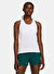 Under Armour 1382436-100 UA Launch Singlet Beyaz Kadın Fitted Atlet 