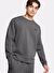 Under Armour Gri Erkek Yuvarlak Fitted Düz Sweatshirt 1389351-025 UA Unstoppable Flc Crew