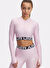 Under Armour 1388692-647 HeatGear Rib 1/4 Zip LS Pembe Fermuarlı Fitted Düz Kadın T-Shirt