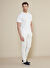 Brooks Brothers Beyaz Erkek Standart Pantolon BBSS25MPT010