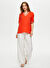 Faik Sönmez Turuncu Kadın Comfort Fit Bluz US25BLZ010