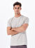 Beymen Business Gri Erkek Slim Fit Desenli T-Shirt 4B4825200047_GRI