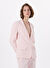 Guess Pembe Kadın Standart Blazer SOLENE FLUID BLAZER - RECY POLY STR
