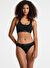 Guess Siyah Kadın GJ BRALETTE - ECO CUDDLE JERSEY 180 Düz Bralet Sütyen