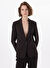 Guess Siyah Kadın Standart Blazer SOLENE FLUID BLAZER - RECY POLY STR