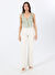 Guess Haki Kadın Yelek CAMILLE PERFECT VEST - VISCOSE NYLO