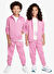 Nike Pembe - Beyaz Kız Çocuk Düz Eşofman Takımı 36M452-ACG-NKN FULL ZIP SET WITH LO