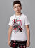 Nike Beyaz Erkek Çocuk Baskılı T-Shirt 95D735-001-JDB JORDAN 3PEAT SS TEE