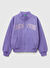 United Colors of Benetton Mor Kız Çocuk Baskılı Sweatshirt 3J68C504N