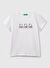 United Colors of Benetton Beyaz Kız Çocuk Baskılı T-Shirt 3I1XC10MZ