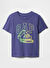 Gap Mavi Unisex Bebek Baskılı T-Shirt 703642004-A