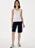 U.S. Polo Assn. Lacivert Kadın Regular Fit Şort DAMEN25