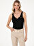 U.S. Polo Assn. Siyah Kadın Bol Kesim T-Shirt SOLITA