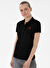 U.S. Polo Assn. Siyah Kadın Slim Fit Polo T-Shirt TP0125