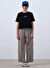 Fifty Pieces Siyah Kadın Orta T-Shirt KADIN CORE MID-LENGTH BASIC T-SHIRT