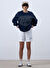 Fifty Pieces Lacivert Kadın Bisiklet Loose Fit Sweatshirt KADIN CORE OVERSIZE SWEATSHIRT