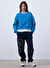 Fifty Pieces Mavi Kadın Bisiklet Orta Sweatshirt KADIN CORE MID-LENGTH SWEATSHIRT
