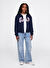 Gap Koyu Lacivert Kız Çocuk Baskılı Sweatshirt 746744002