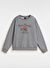 Vans Gri Kız Çocuk Düz Eşofman Üstü VN000M8B02F1-Supply Boutique Crew