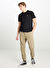 Lee Siyah Erkek Regular Fit T-Shirt ML60UFQ01 Regular Fit Patch Logo