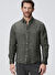 Network Haki Erkek Alttan Britli Slim Fit Gömlek 1094178