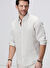 Network Beyaz-Haki Erkek Alttan Britli Slim Fit Gömlek 1094412
