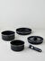 ClickEase Tencere Seti Siyah,16-18-20-24 cm