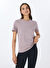 Skechers S2510029-506 W Essential Crewneck T Gri Normal Kadın T-Shirt