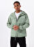 Timberland BENTON Waterproof Shell Jacket Yeşil Dik Yaka Normal Kalıp Erkek Yağmurluk