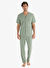 Blackspade Yeşil Erkek Normal Baskılı Pijama Takımı 40704