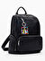 Desigual Siyah Kadın 14,1x31x35 cm Sırt Çantası BACK_ALL MICKEY CHESTER
