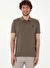 U.S. Polo Assn. Kahverengi Erkek Slim Fit Polo T-Shirt GTP04