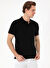 U.S. Polo Assn. Siyah Erkek Slim Fit Polo T-Shirt SEBAH