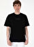 U.S. Polo Assn. Siyah Erkek Oversize T-Shirt TERRAN