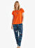 Blackspade Turuncu Kadın Normal Düz Pijama Takımı 51849