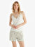 Blackspade Beyaz Kadın Normal Baskılı Pijama Takımı 51858