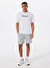 Lumberjack A10193948908010-MB CT103 PAM SHORT Gri Melanj Regular Fit Erkek Sweat Şort