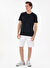U.S. Polo Assn. Beyaz Erkek Regular Fit Sweat Şort TEROY