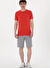 U.S. Polo Assn. Gri Erkek Regular Fit Sweat Şort MARKO