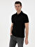 Pierre Cardin Siyah Erkek Slim Fit Jakarlı Polo T-Shirt ASIR