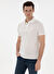 Pierre Cardin Beyaz Erkek Slim Fit Jakarlı Polo T-Shirt ASIR
