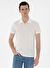 Pierre Cardin Ekru Erkek Slim Fit Polo T-Shirt TISSEL